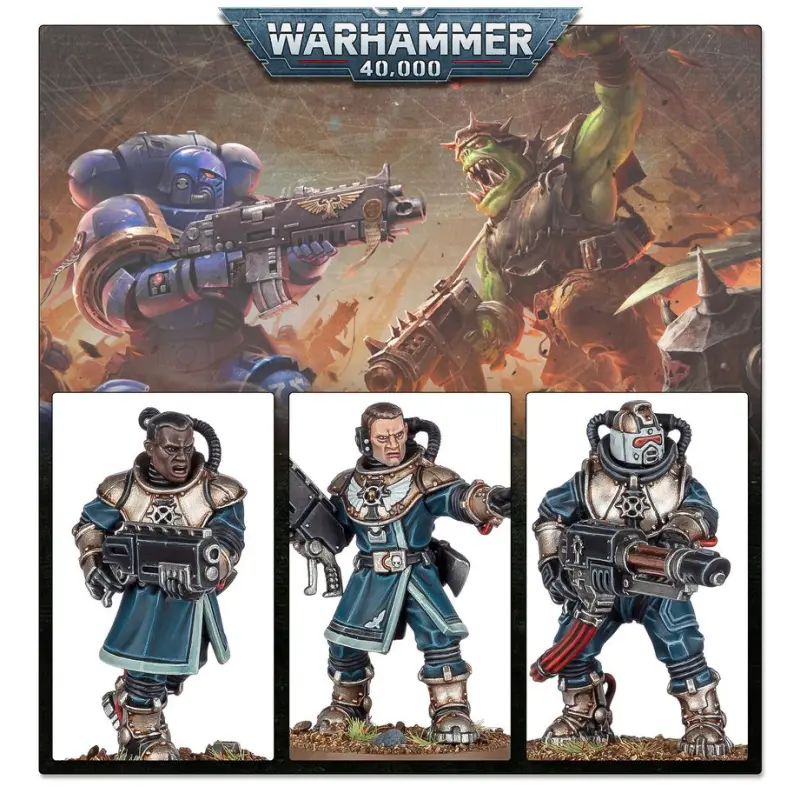 Set imperial navy breachers, arhammer 40k, games workshop, model 68-30